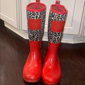 Size 10 Coach Rainboots